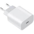 Snabbladdare 25W - E.F.CONNECTION - USB-C - Kompatibel med Samsung Galaxy A26 A25 A36 A16 A56 - Vit - Väggadapter[JUN] Vit Vit