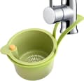 Miniatyrbild 1 av 5: Self-cleaning Sink Filter Basket - Hanging Kitchen Drain Strainer, Multifunctional Dish and Fruit Strainer, Green