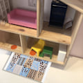 Miniatyrbilde 3 av 4: Hjemmedekorasjon Dukkehustappe Minihus Teppe Miniatyr Dukkehustappe Mini Dukke 17x10cm