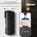 Miniatyrbild 1 av 5: Videodörrklocka, Trådlös Videodörrklocka, Smart WIFI Videokommunikation, Dörrsäkerhetskamera och Infraröd Nattsyn för H