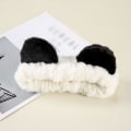 Miniatyrbillede 4 af 4: Pandaøre Pandebånd til Kvinder, Makeup Pandebånd til Ansigtsrens, Bløde Elastiske Pandebånd til Bad og Brusebad