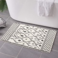 Miniatyrbilde 1 av 5: Baderomsteppe 40 X 60 Cm Boho Marokkansk Geometrisk Landlig Sklisikker Badematte Myk Mikrofiber Maskinvaskbar Badematte Gulvmatte For Bad Badekar S