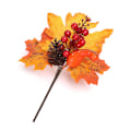 Miniatyrbillede 1 af 5: Falske Ahornblade Efterårs-Græskar Halloween Thanksgiving