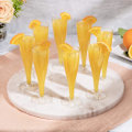 Miniatyrbilde 5 av 5: 30 Champagneglass i plast, engangs for fester - Gull-Rosa