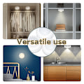 Miniatyrbilde 9 av 11: INF LED-spotlightssett – 6 stilige lamper med 2 praktiske fjernkontroller