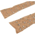 Miniatyrbillede 3 af 4: Lange Handsker til Kvinder med Rhinestones og Mesh