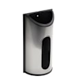 Miniatyrbillede 2 af 4: Køkken-Plastikposeholder og -dispenser til Plastikposer - Nem Vægmontering Posebesparer - Rustfrit Stål (Sølv)