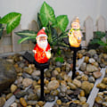 Miniatyrbilde 3 av 3: Julelys med Julenissen, LED-lys for utendørs bruk, Julelys med Julenissen for hage og utendørs dekorasjon
