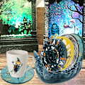 Miniatyrbilde 2 av 5: 4 stk. Coastere Silikonform Runde Coastere Epoxy Resin Støpeform Høytidsgave Hjem