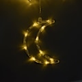 Miniatyrbillede 3 af 5: LED Gardinlys, Fe Lys Kæder Måner og Stjerner LED Natlys til Boligindretning Fest Stjerne Måne Ramadan Lys Kæder
