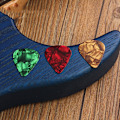 Miniatyrbild 5 av 5: Picks 10 st/förpackning Färgglada Celluloidgitarrplock för Akustiska Gitarrer Picks-0.46mm-Slumpmässig Färg