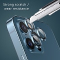 Miniatyrbillede 4 af 5: Kameraobjektivbeskyttelsesfilm af hærdet glas i aluminiumlegering til iPhone 13 Pro /for I Blue iPhone13 Pro