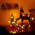 Miniatyrbilde 2 av 5: LED-lysstreng for juletre, batteridrevet med fjernkontroll og timer for jul, vinterbryllup, bursdagsfester, DIY-hjem