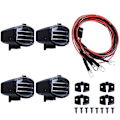 Miniatyrbilde 2 av 4: 4 stk LED-spotlights Taklampe Lampeskjerm for 1/10 Rc Band Rund