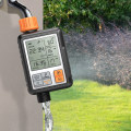 Miniatyrbilde 2 av 5: Vanntimer, Vanning Timer Stor Skjerm Regntidsforsinkelsesfunksjon Frist, Automatisk Vanntimer for Hage Små