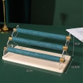 Miniatyrbillede 5 af 5: Træ Smykke Display Stativ Ring Holder T-bar Display Armbånd-c