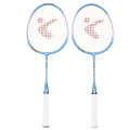 Miniatyrbild 2 av 3: Badmintonracket i aluminiumlegering, utomhus, racketset, badmintonracket för barn, träningsracket, slumpmässig färg, 57X20X3CM