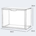 Miniatyrbild 2 av 4: Transparent Skrivbordsbokorganisatör Dammsäker Tidningsförvaringslåda Tjocknad Plast Displayställ Bo