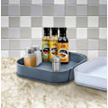 Miniatyrbild 2 av 3: Roterande Kryddställ, Lazy Susan Roterande Kryddställ Lazy Susan Snurrplatta Krydda Roterande Förvaring för Skåp Kylskåp Kök Bänkskiva Kontor (Grå)