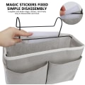 Miniatyrbilde 2 av 5: 1 Stykke Senglomme Sengside Organiseringsveske Vanntett Hengende Seng Oppbevaringsorganiserer Senglomme Organiserer for Sovesal Seng Cana