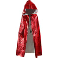 Miniatyrbillede 5 af 5: Unisex Børne Metal Hætte Halloween Kappe Kappe Hexe Vampyr til Halloween Jul Cosplay Kostume