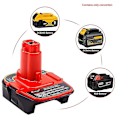 Miniatyrbillede 3 af 5: Adapter - Batteriadapter til værktøj 18V - 20V DCA1820 DCB090 USB-funktion konverteret til DC9096 DE9