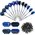 Miniatyrbild 1 av 5: 12-pack Mjuka Spetsar Dartset Aluminiumkropp Plastspets Professionellt Dartset Bartillbehör för Vuxna Elektroniska Darttavlor