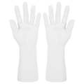 Miniatyrbild 2 av 2: 2 st Maniquin Ring Display Hand Mannequin Hand Display Rings Smycken Display Stativ Hållare Ring Finger Smycken Hållare Vit 6.5X12X28CM