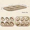 Miniatyrbillede 5 af 5: Non-stick gryde, 6 hulrum bageplade til kage, non-stick bageform 1