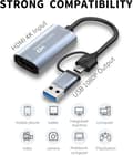 Miniatyrbillede 5 af 5: Video Capture Card, HDMI til USB/Type-C 1080P til Streaming, Undervisning, Videokonferencer eller Live-udsendelse