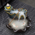 Miniatyrbilde 4 av 5: Røkelsebrenner Ornament Lotus Røkelse Blå