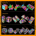 Miniatyrbilde 5 av 5: 3D Formbar Magnetisk Rubiks kube Håndflip Puslespill Stressavlastning Angst Fidget Leke Gave til Barn