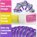 Miniatyrbild 5 av 5: Träningshopp Collapsible Hoop med mjuka fjädrar för viktminskning Hula Hoops