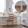 Miniatyrbild 3 av 5: 3 rullar självhäftande filt för möbler (100 cm * 10 cm + 100 cm * 5 cm + 100 cm * 2 cm) Klipp valfri form, starkt självhäftande glidmattetejp, för stolSvart Black