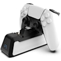 Miniatyrbillede 4 af 5: Bærbar dobbeltport hurtigoplader med indikatorlys til PS5-controller, der hjælper dig med at spare tid og have mere sjov