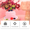 Miniatyrbilde 4 av 5: 12 stk. Utdanning Cupcake Toppers Kakeinnstikk Toppers Kakepynt Svart 10.8X6CM
