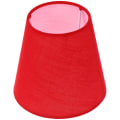 Pikkukuva 1 / 3: 1 kpl Kangaslampun Varjostin Kattokruunu Seinävalaisimen Tarvike Lamppu Pölynkestävä Suoja Punainen 14x14x13cm14x14x13cm