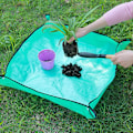 Miniatyrbillede 1 af 5: 2 stk. 50*50CM Havearbejdsmåtte, hjemmehaveplantningsoperationsmåtte, sukkulente grønne planter, vanding og blanding af jord, ta
