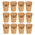 Pikkukuva 2 / 3: 50 kpl Tuba-teline Paperiruokakupit Mini Popcorn-laatikot Ranskanperunoiden pidin Khaki 8,5X8,5X13CM Khaki 8.5X8.5X13CM