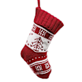 Miniatyrbild 1 av 5: Julstrumpa för semester- och juldekorationer, juldekorationer 2-pack - röd