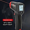 Miniatyrbillede 3 af 5: Uni-t Digital Termometer UT306S Berøringsfri Industriel Infrarød Laser Temperaturmåler Temperaturpistol Tester -50-500
