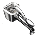 Miniatyrbillede 1 af 5: Citronpresser i Rustfrit Stål, Manuel Saftpresser til Citrusfrugter, Lime, Appelsin, Robust Ergonomisk Håndtag, Arbejdsbesparende