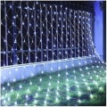 Miniatyrbillede 1 af 4: Udendørs Netlys Have Mesh Lys, LED 3m X 2m Feelyst Netlys Strømstik Cool Hvid Netlys
