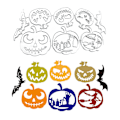 Miniatyrbilde 3 av 5: Metallstans for Halloween - Gresskarhode - For kortlaging og DIY-papir