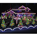 Miniatyrbild 4 av 5: 4-pack Solcells-drivna Julbelysning med 6 LED-lampor, Flerfärgad, för Utomhusdekorationer, Liten Julgran
