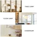 Miniatyrbillede 2 af 2: Papir Design Kuglelampeskærm Hjem Loftlampe Skærm Chic Bordlampe Dæksel Grøn 15X15CM