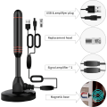 Miniatyrbillede 4 af 5: TV Antenne til Smart TV Indendørs Digital Antenne med 2 Forstærker Signal Booster, 16,5ft Kabel, Stærk Magnetisk Base