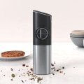 Miniatyrbillede 5 af 5: Elektrisk Salt- og Peberkværnsæt Genopladelig, Automatisk Salt- og Peberkværn med LED-lys, Rustfrit Stål Elektronisk