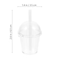 Miniatyrbild 4 av 4: 10 st Dricksmugg Modell Mini Dricksmugg Minihusmugg Dekorationer Mini Mugg Transparent 6.5X3.5X3.5CM