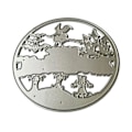 Miniatyrbillede 4 af 5: Halloween Udskæringsdør Metal Hexe Græskar Udskæring Scrapbog og Kort